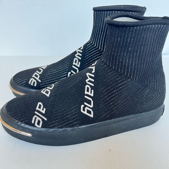 Alexander Wang Pia Logo Knit Sneaker - Picture 5 of 9